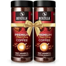 Deals, Discounts & Offers on Food and Health - Bevzilla Pack of 2 100% Arabica Instant Premium Classic Strong Coffee Powder Instant Coffee(2 x 200 g)