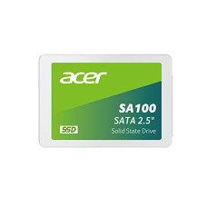 Deals and Offers on - Acer SA100 480GB MAS0902+3D NAND SATA 2.5 inch(6.35cm) Internal SSD-560MB/s R, 493MB/s W Speed Deals, Discounts & Offers on - Acer SA100 480GB MAS0902+3D NAND SATA 2.5 inch(6.35cm) Internal SSD-560MB/s R, 493MB/s W Speed