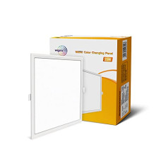 Deals and Offers on - Wipro Garnet 15W Wave CCT Square Panel | Colour Changing Panel | Warm White, Neutral White, Cool White | Slim Border & Sleek Design | Recessed Downlighter Deals, Discounts & Offers on - Wipro Garnet 15W Wave CCT Square Panel | Colour Changing Panel | Warm White, Neutral White, Cool White | Slim Border & Sleek Design | Recessed Downlighter