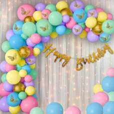 Deals, Discounts & Offers on  - [Specific Users] Party Paragon Rainbow Theme Birthday Decorations- Set of 81Pcs