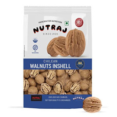 Deals, Discounts & Offers on  - Nutraj Chilean Walnut Inshell 500g | Raw Akhrot with Shell | Delicious & Crunchy Walnut | High in anti-oxidants | Rich in Omega-3
