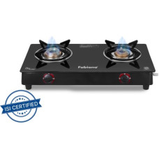 Deals, Discounts & Offers on  - Fabiano 2 Burner With Toughened Glass ISI Marked & 2 Years Door Step Warranty Glass Manual Gas Stove(2 Burners)