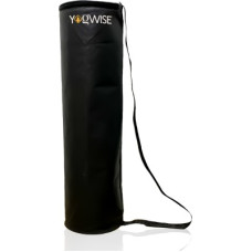 Deals and Offers on - Yogwise Fabric Yoga Mat Carry Bag With Durable Zip (Cover Only) (Black)(Backpack) Deals, Discounts & Offers on - Yogwise Fabric Yoga Mat Carry Bag With Durable Zip (Cover Only) (Black)(Backpack)