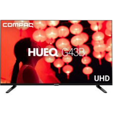 Deals, Discounts & Offers on Entertainment - Compaq HUEQ G43B 108 cm (43 inch) Ultra HD (4K) LED Smart Android TV with 2 GB RAM, Mimi Sound Personalisation, Google Assistant(CQ43APUDBL)