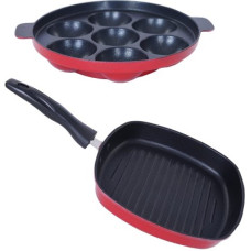 Deals, Discounts & Offers on Cookware - NIRLON Non-Stick Coated Cookware Set(PTFE (Non-stick), Aluminium, 2 - Piece)