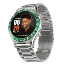 Deals and Offers on Electronics - CrossBeats Monarch Metal Strap 1.43 UHD Infinite Display Smartwatch| Luxury Stainless Steel Design| Advanced Bluetooth Calling| 700 Nits| 125+Sports Modes| Spo2 Tracking| 360 * 360 Pixels - (Green) Deals, Discounts & Offers on Electronics - CrossBeats Monarch Metal Strap 1.43 UHD Infinite Display Smartwatch| Luxury Stainless Steel Design| Advanced Bluetooth Calling| 700 Nits| 125+Sports Modes| Spo2 Tracking| 360 * 360 Pixels - (Green)