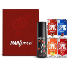 Deals, Discounts & Offers on Sexual Welness - MANFORCE Epic Love Redbox, 4 Epic Condoms + 1 Lubricant Gel | Gift