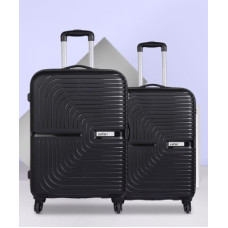 Deals and Offers on - SAFARIHard Body Set of 2 Luggage - ECLIPSE SET 4W - Black Deals, Discounts & Offers on - SAFARIHard Body Set of 2 Luggage - ECLIPSE SET 4W - Black