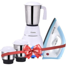 Deals and Offers on Personal Care Appliances - Candes Imperial+Iron Imperial+EI 550 W Mixer Grinder (3 Jars, White) Deals, Discounts & Offers on Personal Care Appliances - Candes Imperial+Iron Imperial+EI 550 W Mixer Grinder (3 Jars, White)