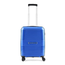 Deals, Discounts & Offers on  - Aristocrat Harbour 55 Cms Small Cabin Plastic Hard Sided 8 Wheels 360 Degree Rotation Luggage- Suitcase, Blue