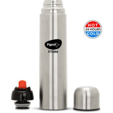 Deals and Offers on - Pigeon Stark Therminox 1000 ml Flask(Pack of 1, Silver, Steel) Deals, Discounts & Offers on - Pigeon Stark Therminox 1000 ml Flask(Pack of 1, Silver, Steel)