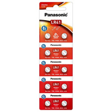 Deals and Offers on Electronics - Panasonic LR41 192 AG3 V3GS G3A 1.5V Alkaline Button Coin Cell Batteries 1.5v Deals, Discounts & Offers on Electronics - Panasonic LR41 192 AG3 V3GS G3A 1.5V Alkaline Button Coin Cell Batteries 1.5v