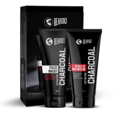 Deals, Discounts & Offers on  - BEARDO Charcoal Face Wash, 50ml and Charcoal Face Scrub, 50gm Gift Set Kit (Pack of 2)(2 Items in the set)
