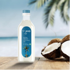 Deals, Discounts & Offers on Food and Health - JIVO Cold Pressed Extra Virgin Coconut Oil PET Bottle(1 L)