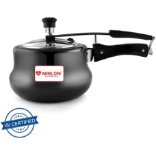 Deals, Discounts & Offers on Cookware - NIRLON Base Handi Inner Lid 3 L Induction Bottom Pressure Cooker(Hard Anodized)