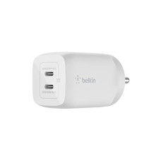 Deals, Discounts & Offers on Laptop Accessories - Belkin 65W Gan Dual USB C Pd 3.0 Fast Charger with Pps Technology, Compact Size, USB-C, Type C Fast Charger