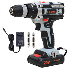 Deals and Offers on - IZOM IZ-CD/SB-20V Cordless Drill Machine With Multiple Torque Settings & A Keyless Chuck Deals, Discounts & Offers on - IZOM IZ-CD/SB-20V Cordless Drill Machine With Multiple Torque Settings & A Keyless Chuck
