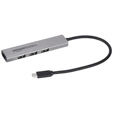 Deals, Discounts & Offers on  - amazon basics 4 Port Type C USB Hub 3.1 USB C to 4 Ports USB A 3.1 Adapter Super High Speed Data Transfer and Charging, Type-C Mobile Devices (Grey)