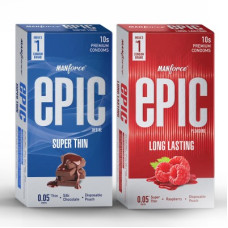Deals, Discounts & Offers on Sexual Welness - MANFORCE Epic Desire, Pleasure Condom(Set of 2, 20 Sheets)