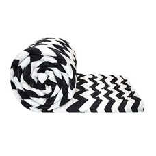Deals, Discounts & Offers on  - Divine Casa Microfibre Mild Winter 120 GSM Printed Reversible Single Bed Quilt Comforter Blanket - (D Black and White)