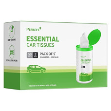 Deals and Offers on - Perisafe Essential Car Tissues Pack of 5 (50 pulls 2 ply250 pulls) | Fits in all type of Car Cup Holder| Easily Accessible |Soft, Eco friendly & Chemical free |1 Canister of 50 pulls + 4 refill Deals, Discounts & Offers on - Perisafe Essential Car Tissues Pack of 5 (50 pulls 2 ply250 pulls) | Fits in all type of Car Cup Holder| Easily Accessible |Soft, Eco friendly & Chemical free |1 Canister of 50 pulls + 4 refill