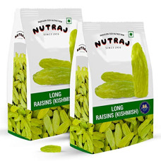 Deals and Offers on - Nutraj Super Long Raisin 1 Kg (500g X 2)| Kishmish | Rich in Iron & Vitamin B | Seedless Green Kishmish | Healthy Snacks | Dry Fruits | Healthy and Tasty Snacks | Deals, Discounts & Offers on - Nutraj Super Long Raisin 1 Kg (500g X 2)| Kishmish | Rich in Iron & Vitamin B | Seedless Green Kishmish | Healthy Snacks | Dry Fruits | Healthy and Tasty Snacks |