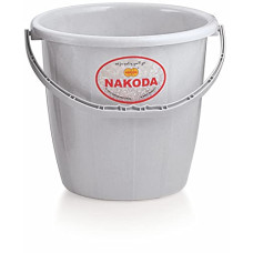 Deals, Discounts & Offers on Home Improvement - Nakoda Turbo Opaque Bucket Plastic Bathroom Bucket - 20 Litre, (Color May Vary), (35.4(D) x 32.6) cm