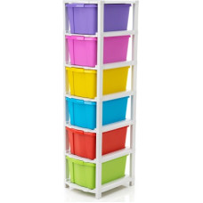 Deals, Discounts & Offers on  - ELIGHTWAY MART 6 Compartment modular drawer Desk Organizer Vanity Box(Multicolor)
