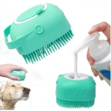 Deals, Discounts & Offers on  - glimpcy Dog Bath Brush Body Scrubber for Bathing Soft Silicone Brushes Groomers for Pet Plain/ Bristle Brushes