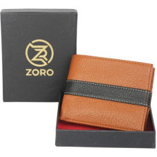 Deals, Discounts & Offers on  - ZOROMen Tan Artificial Leather Wallet - Mini(6 Card Slots)