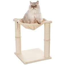 Deals and Offers on - Amazon Basics Cat Tower with Hammock and Scratching Posts Deals, Discounts & Offers on - Amazon Basics Cat Tower with Hammock and Scratching Posts
