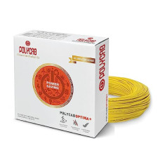 Deals, Discounts & Offers on Home Improvement - Polycab Optima Plus FR-LF 0.75 SQ-MM, 90 Meters PVC Insulated Copper Wire Single Core Flexible House Cable