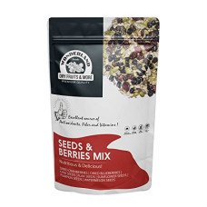Deals and Offers on - WONDERLAND FOODS Roasted Seeds & Berries Mix 200g Pouch | Dried Blueberries, Cranberries | Sunflower, Pumpkin, Watermelon, Chia & Flax Seeds | Immunit Booster | Healthy & Nutritious | Rich in Fibre Deals, Discounts & Offers on - WONDERLAND FOODS Roasted Seeds & Berries Mix 200g Pouch | Dried Blueberries, Cranberries | Sunflower, Pumpkin, Watermelon, Chia & Flax Seeds | Immunit Booster | Healthy & Nutritious | Rich in Fibre