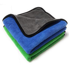 Deals and Offers on Home Improvement - Signoraware Glowmax Double sided Microfiber Cloth 600gsm (30*40cm), Set of 2, Multicolour Deals, Discounts & Offers on Home Improvement - Signoraware Glowmax Double sided Microfiber Cloth 600gsm (30*40cm), Set of 2, Multicolour
