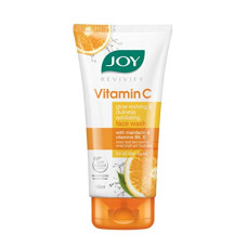 Deals and Offers on Beauty Care - Joy Revivify Vitamin C Face Wash | Glow Reviving and Dullness Exfoliating | Brightening Face Wash with Mandarin, Vitamin B5, E - Parabens Free - For All Skin Types - 150 ml Deals, Discounts & Offers on Beauty Care - Joy Revivify Vitamin C Face Wash | Glow Reviving and Dullness Exfoliating | Brightening Face Wash with Mandarin, Vitamin B5, E - Parabens Free - For All Skin Types - 150 ml