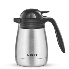 Deals, Discounts & Offers on  - Milton Thermosteel Carafe 24 Hours Hot or Cold Tea/Coffee Pot, 1000 ml, Silver