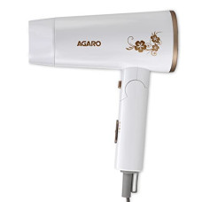 Deals and Offers on - AGARO HD 1217 Hair Dryer, 2 Speed 3 Temperature Settings, Cool Shot, Foldable handle, 1800Watts, hair Drying, hair Styling For Men & Women, White Deals, Discounts & Offers on - AGARO HD 1217 Hair Dryer, 2 Speed 3 Temperature Settings, Cool Shot, Foldable handle, 1800Watts, hair Drying, hair Styling For Men & Women, White