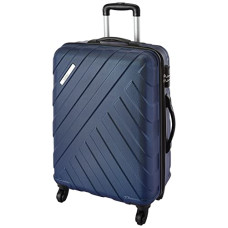 Deals, Discounts & Offers on  - Safari Ray 65 cms Medium Check-in Polycarbonate (PC) Hard Sided 4 Wheels 360 Degree Rotation Luggage/Suitcase/Trolley Bag (Midnight Blue)
