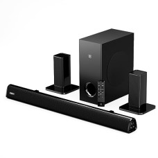 Deals and Offers on - GOVO GOSURROUND 945 | 120W Soundbar, 5.1 Channel Home Theatre with 5.25 Deals, Discounts & Offers on - GOVO GOSURROUND 945 | 120W Soundbar, 5.1 Channel Home Theatre with 5.25