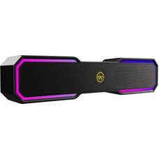 Deals and Offers on - Wings Centerstage 400 Gaming Soundbar with RGB Light Sync,Quad Mode, 2500 mAH Battery 16 W Bluetooth Speaker(Black, 2.0 Channel) Deals, Discounts & Offers on - Wings Centerstage 400 Gaming Soundbar with RGB Light Sync,Quad Mode, 2500 mAH Battery 16 W Bluetooth Speaker(Black, 2.0 Channel)