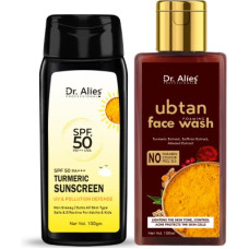 Deals and Offers on - Dr. Alies Professional Ubtan facewash with Ubtan sunscreen Deals, Discounts & Offers on - Dr. Alies Professional Ubtan facewash with Ubtan sunscreen