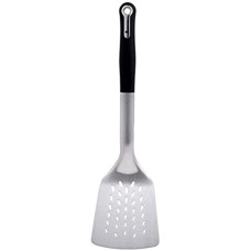 Deals and Offers on - BERGNER Master Pro Stainless Steel Slotted Turner (Black/Silver), Standard Deals, Discounts & Offers on - BERGNER Master Pro Stainless Steel Slotted Turner (Black/Silver), Standard