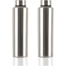 Deals and Offers on - Acetech Stainless Steel Water Bottle 1000 ml Bottle(Pack of 2, Silver, Steel) Deals, Discounts & Offers on - Acetech Stainless Steel Water Bottle 1000 ml Bottle(Pack of 2, Silver, Steel)