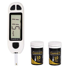 Deals and Offers on - Control D Blood Glucose Monitor (Pack of 20 Strips, White) Deals, Discounts & Offers on - Control D Blood Glucose Monitor (Pack of 20 Strips, White)