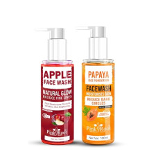 Deals, Discounts & Offers on Beauty Care - Pink Root Apple with Papaya Face Wash 100ml (Pack of 2)