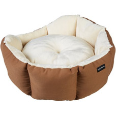 Deals, Discounts & Offers on  - amazon basics Octagon Polyester Pet Bed For Dog & Bed - 20 Inch, Brown, Onesize