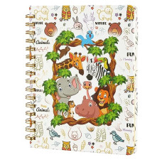 Deals and Offers on Stationery - Amazon Brand - Solimo Wild Wonderland Wirebound Notebook | 80 GSM | 160 Pages (165 X 215 mm) Deals, Discounts & Offers on Stationery - Amazon Brand - Solimo Wild Wonderland Wirebound Notebook | 80 GSM | 160 Pages (165 X 215 mm)