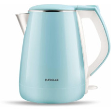 Deals and Offers on Personal Care Appliances - HAVELLS Aqua Plus 1.2 L Electric Kettle 1500W (Blue, White, Silver) Deals, Discounts & Offers on Personal Care Appliances - HAVELLS Aqua Plus 1.2 L Electric Kettle 1500W (Blue, White, Silver)