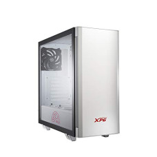 Deals and Offers on - XPG Invader Mid-Tower Brushed Aluminum PC Case, 2X 120mm Fans, Front ARGB Downlight with Controller, Detachable Magnetic Design with Dust Filters. (White) Deals, Discounts & Offers on - XPG Invader Mid-Tower Brushed Aluminum PC Case, 2X 120mm Fans, Front ARGB Downlight with Controller, Detachable Magnetic Design with Dust Filters. (White)