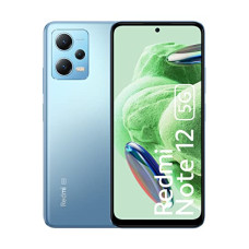 Deals, Discounts & Offers on Electronics - [For SBI Credit Card EMI] Redmi Note 12 5G Mystique Blue 4GB RAM 128GB ROM | 1st Phone with 120Hz Super AMOLED and Snapdragon 4 Gen 1 | 48MP AI Triple Camera